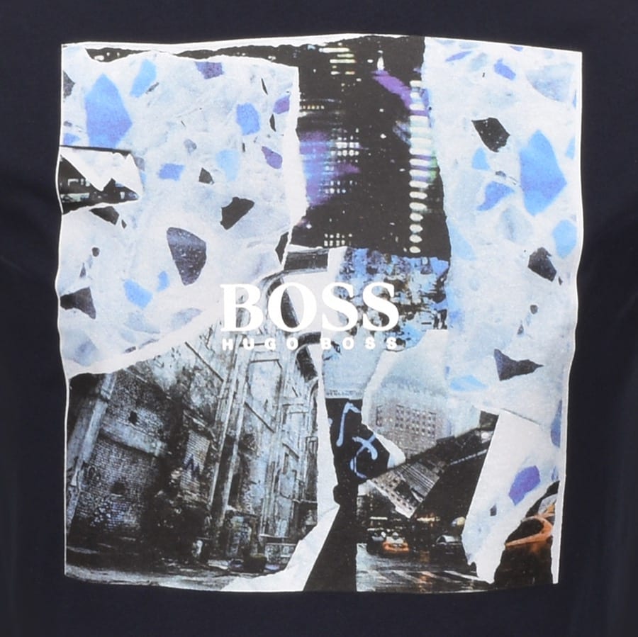 Alternative Image for ProductBOSS Tomio 5 T Shirt Navy3